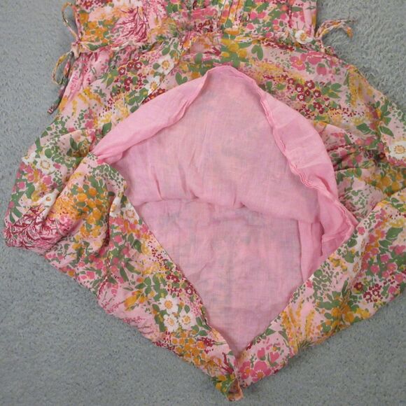 Banjanan Womens Chandra Mini Dress size XS Floral Tiered‎ Cottage Boho - Picture 3 of 10